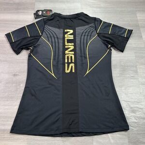 NEW Venum UFC Amanda Nunes Shirt Womens Large Black MMA Fight Kit Jersey